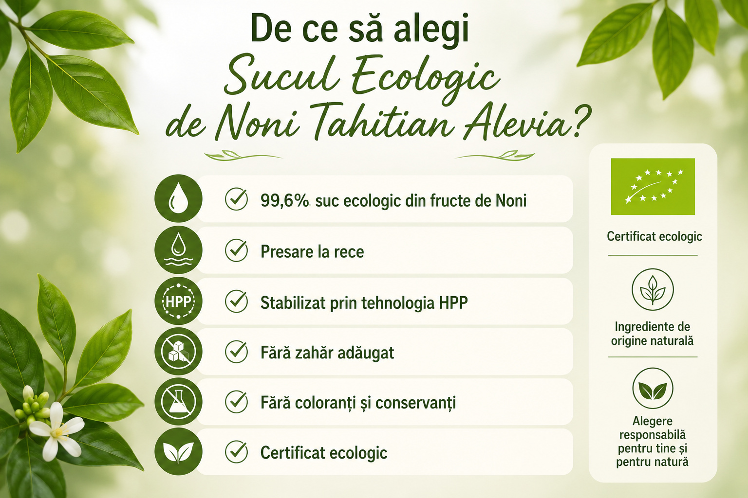 De ce sa alegi Suc de Noni Tahitian, 3, alevia.ro