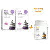 Silfide Complex de slăbit forte + Fucoidan Pachet 60+60 capsule vegetale+Inulina 140g cadou, Alevia