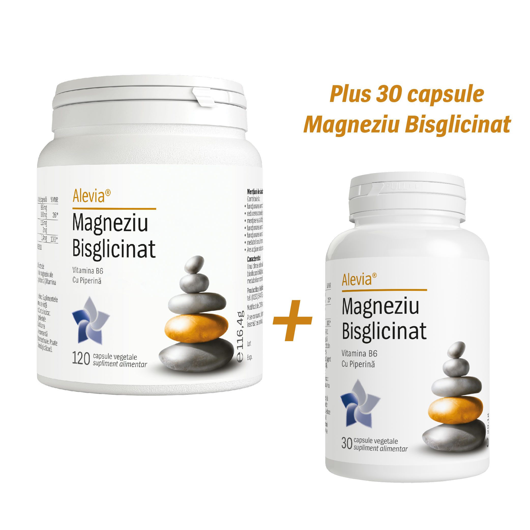 Magneziu Bisglicinat 120 capsule vegetale
