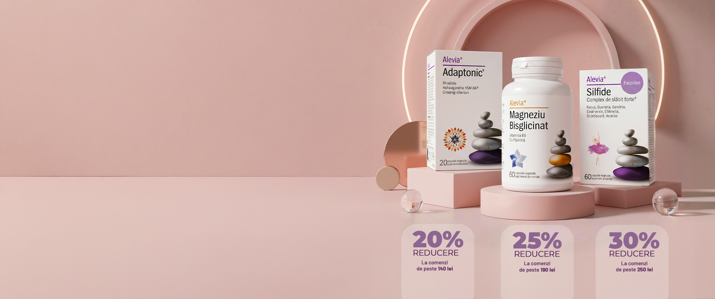 Producator si magazin naturist, Reduceri progresive. alevia.ro