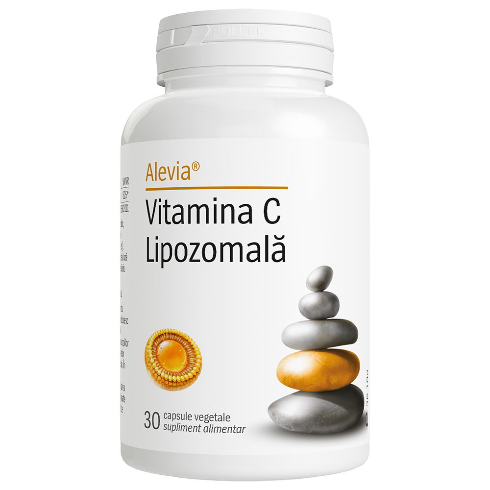 Magazin naturist si producator suplimente alimentare, Vitamina C Lipozomală 30 capsule vegetale - Alevia